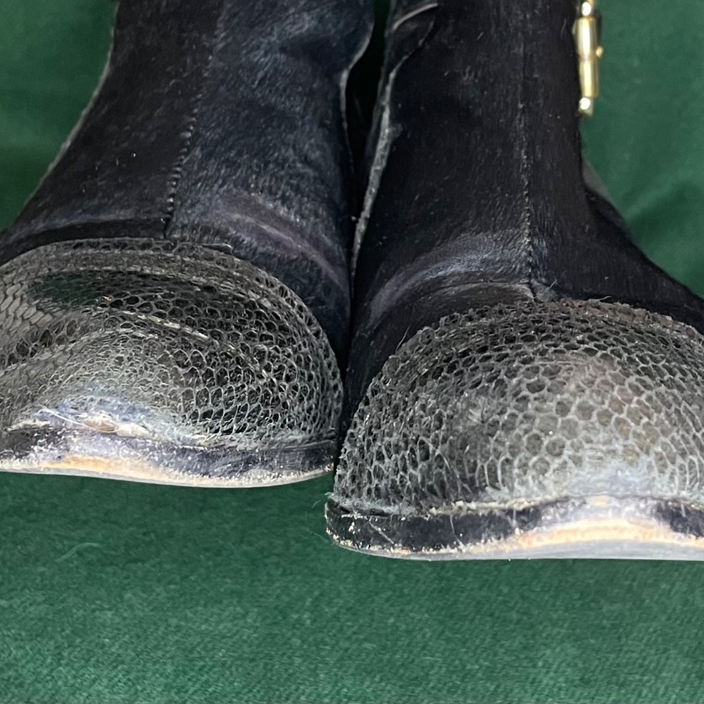 Donald Pliner | DOMA | Calf Hair | Leather Ankle Boot - Picture 5 of 10